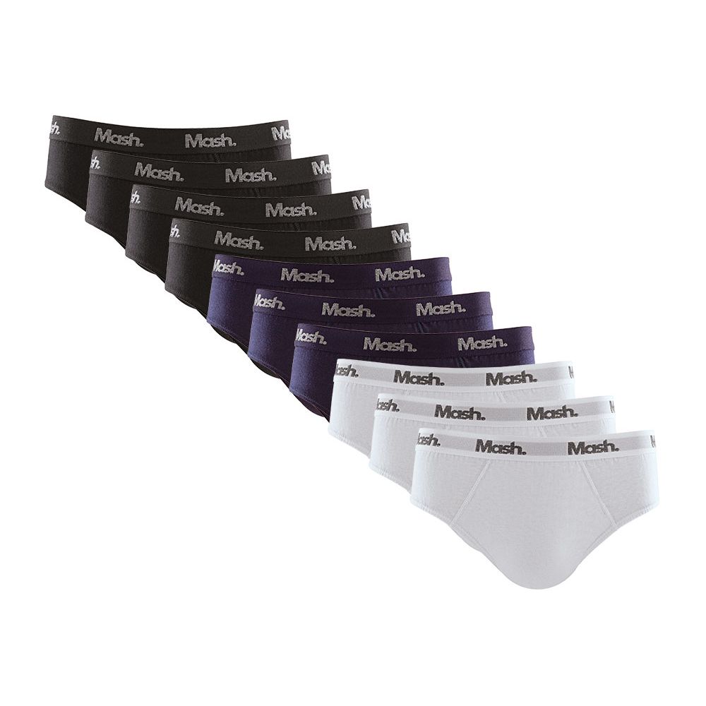 Kit 3pçs Cueca Calvin Klein Underwear Slip Logo Preta - Compre Agora