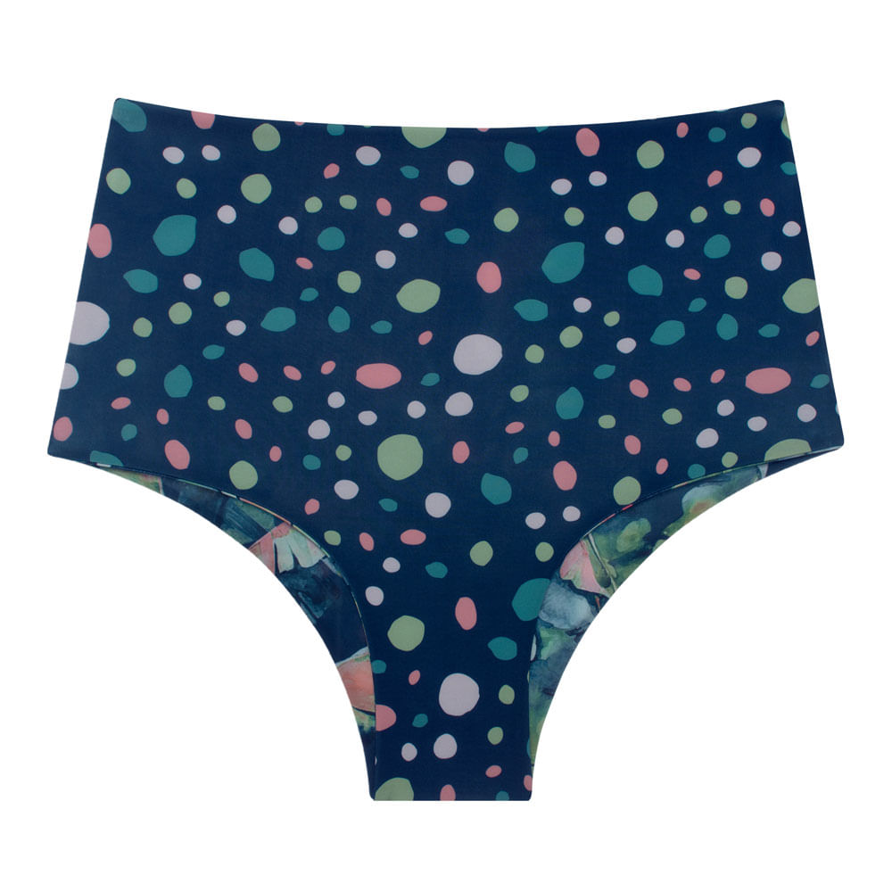 Cueca tanga canelada Blue