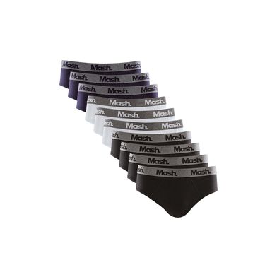 Kit 10 Cuecas Slip Algodão Sortido G