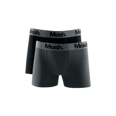Kit 2 Cuecas Boxer Algodão Infantil Preto P