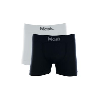Kit 2 Cuecas Boxer Microfibra sem Costura Preto 02 G