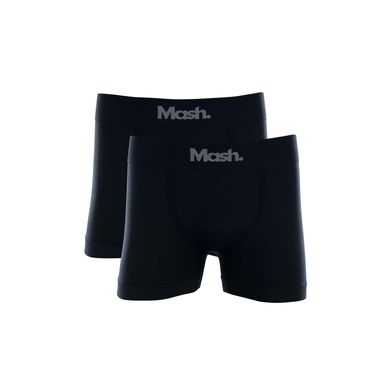 Kit 2 Cuecas Boxer Microfibra sem Costura Preto P