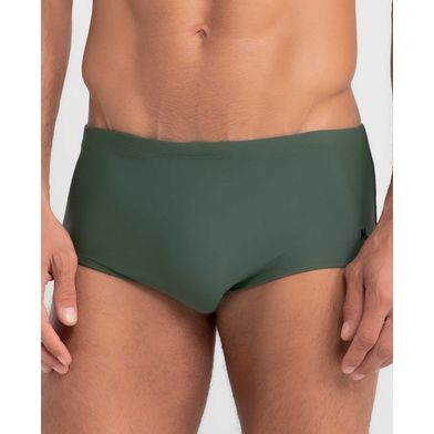 Sungão Liso Verde Militar Médio M