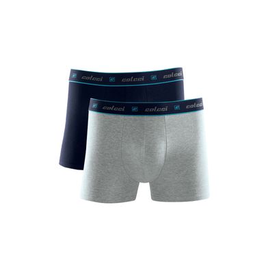 Kit 2 Cuecas Boxer Cotton Colcci Azul Marinho GG