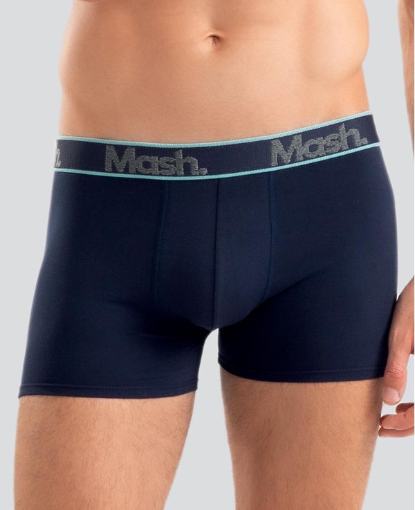 Cueca Boxer Cotton Azul Marinho P