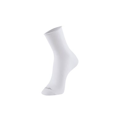Meia Casual Cano Médio sem Punho Branco