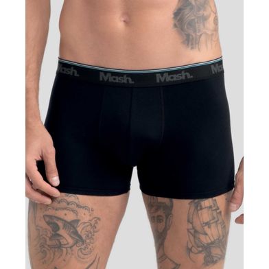 Cueca Boxer Cotton Preto M