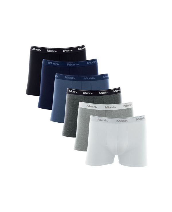 Kit 6 Cuecas Boxer Cotton Sortido GG