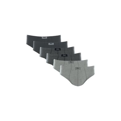 Kit 6 Cuecas Slip Algodão Plus Size Sortido 01 XXGG