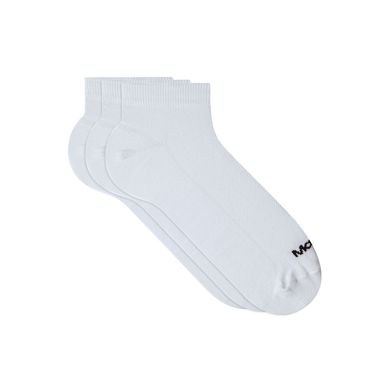 Kit 3 Pares Meia Esportiva Sapatilha Branco 34-38