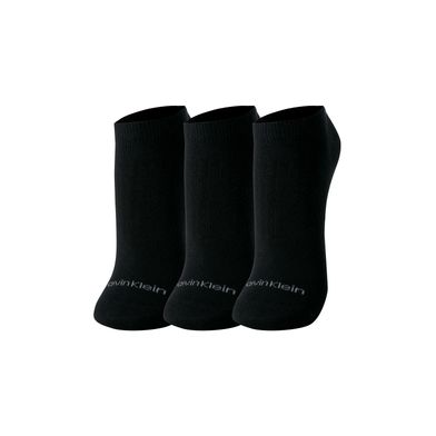 Kit 3 Pares Meia Sapatilha Calvin Klein Preto 34-38