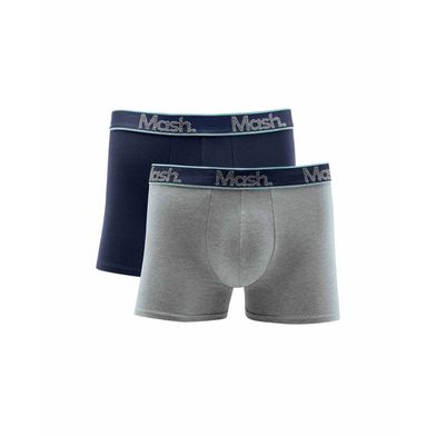 Kit 2 Cuecas Boxer Cotton Azul Marinho P