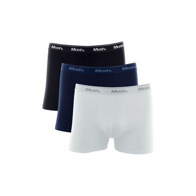 Kit 3 Cuecas Boxer Cotton Sortido M