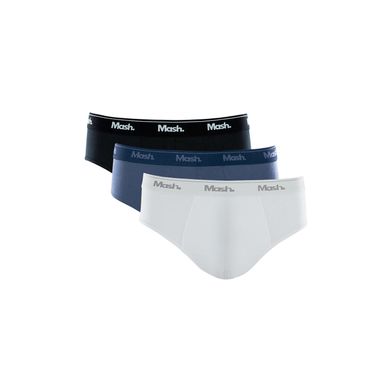 Kit 3 Cuecas Slip Algodão Sortido 01 GG