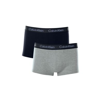 Kit 2 Cuecas Sungão Cotton Calvin Klein Cinza Mescla Claro GG