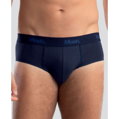 Cueca Slip Algodão Pima Azul Marinho P