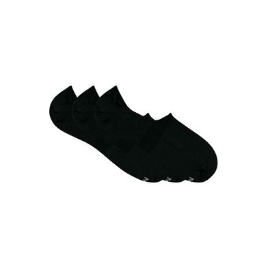 Kit 3 Pares Meia Esportiva Super Invisível com Silicone Preto 34-38