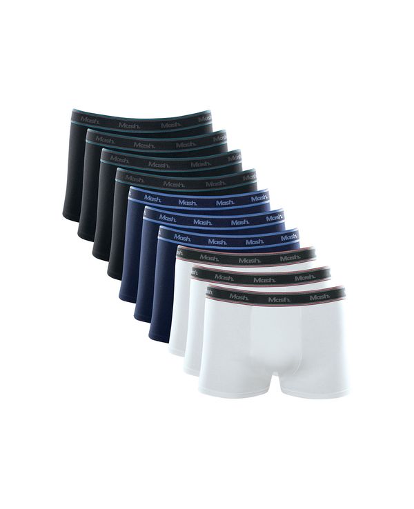 Kit 10 Cuecas Boxer Cotton Sortido G