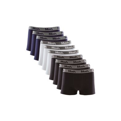 Kit 10 Cuecas Boxer Cotton Sortido G