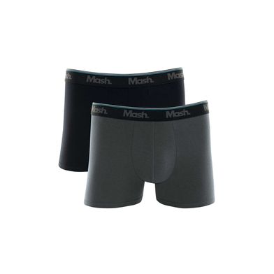 Kit 2 Cueca Boxer Cotton Preto P