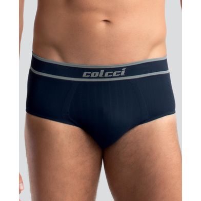 Cueca Slip Microfibra sem Costura Colcci Azul Marinho P