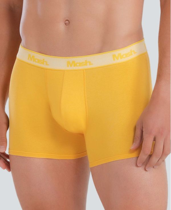 Cueca Boxer Cotton Amarelo P