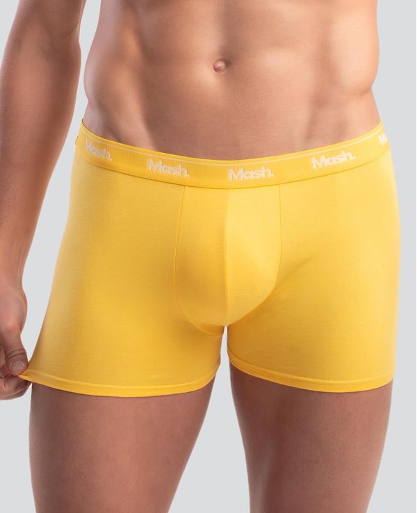 Cueca Boxer Cotton Amarelo P